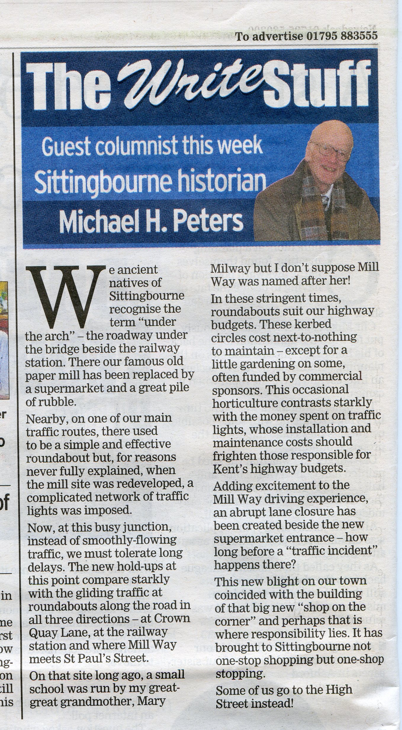 Roundabouts Sittingbourne News Extra 6.11.2013